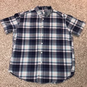 Merona men’s blue plaid shirt